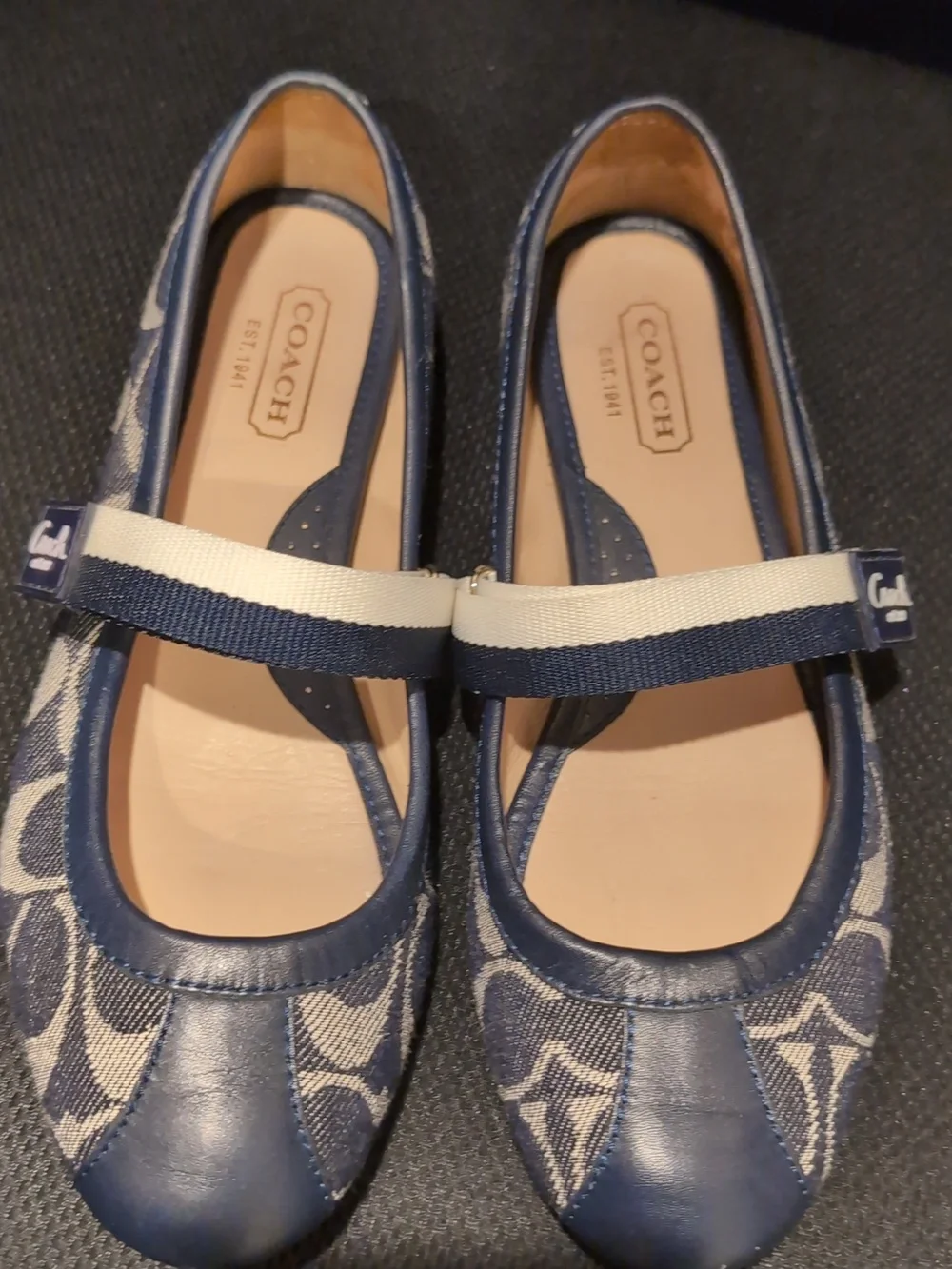 Coach Janey Flats Sz 7m - Picture 3 of 8